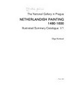 Netherlandish painting 1480 - 1600: illustrated summary catalogue