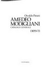 Amedeo Modigliani: catalogo generale